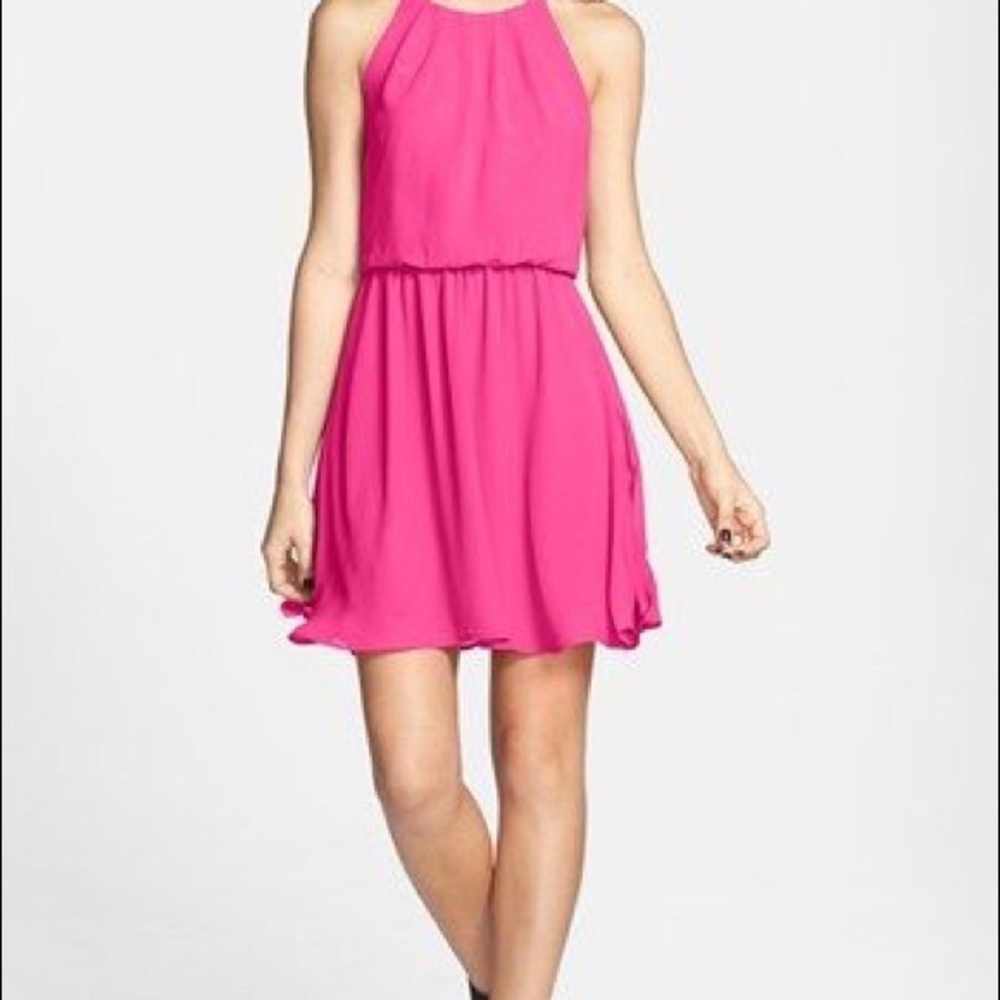 Neon Pink Party Dress